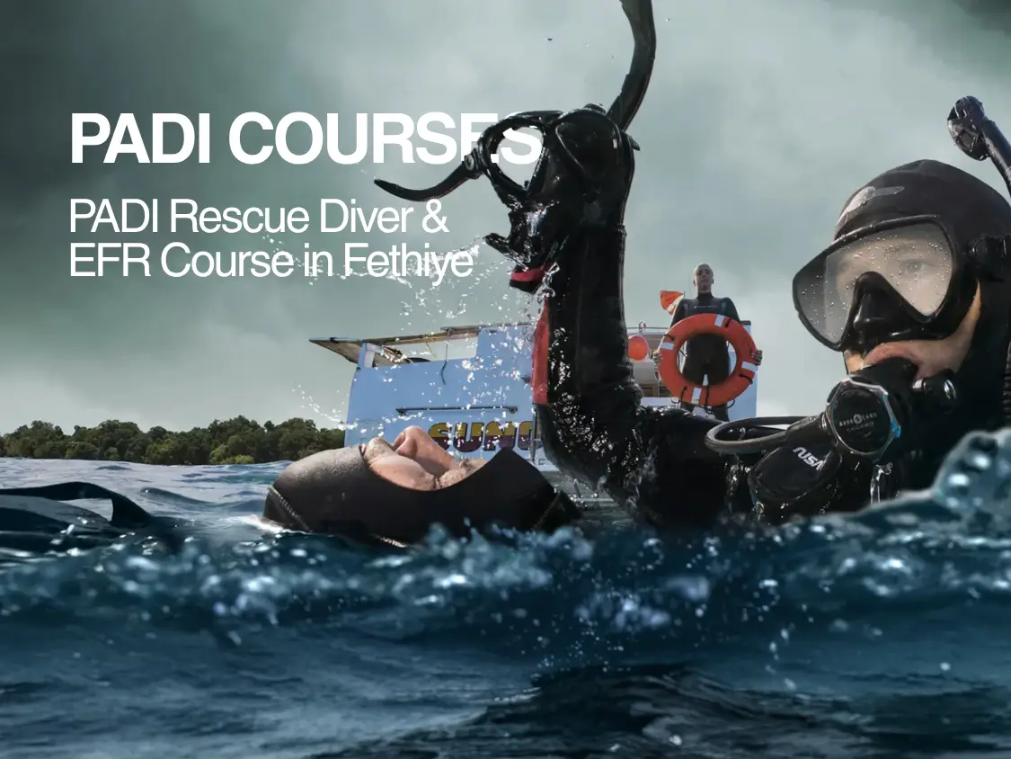 PADI Rescue Diver & EFR Course in Fethiye
